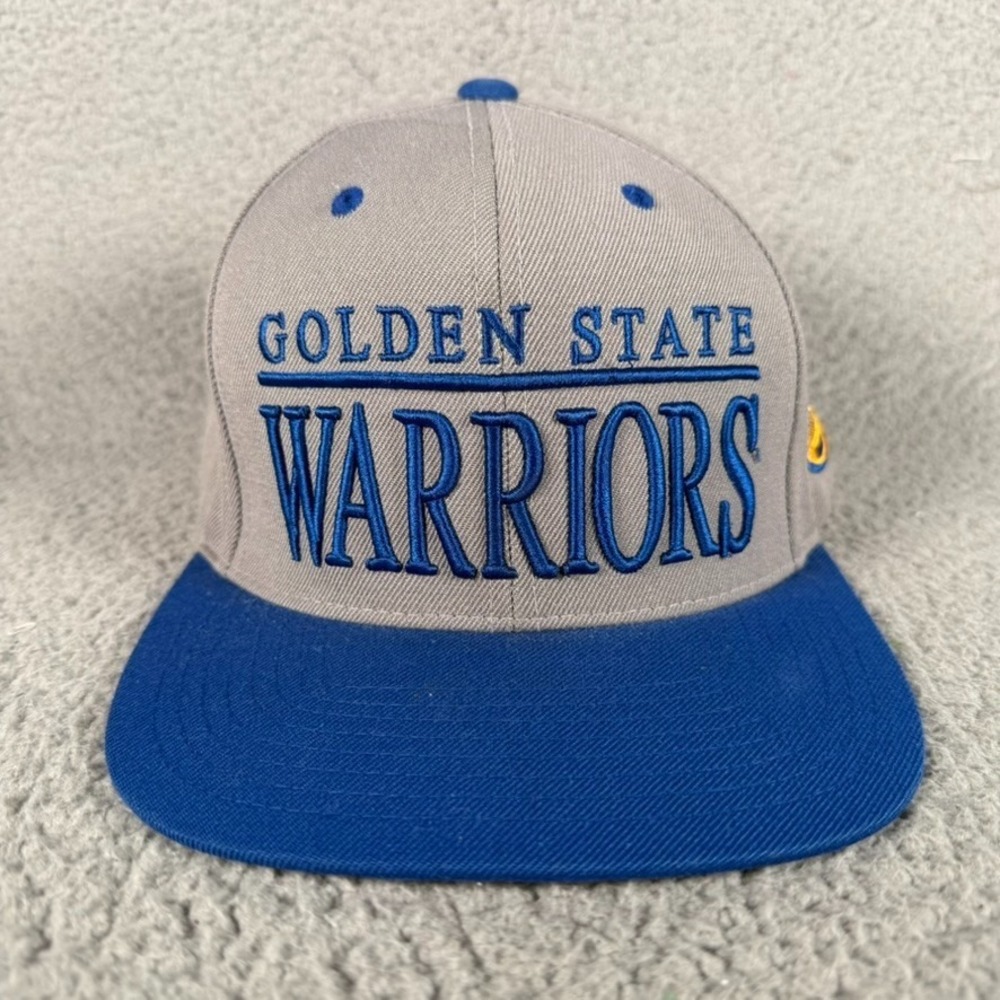 Golden State Warriors Snapback Cap Unisex One Size Mitchell & Ness Wool Blend